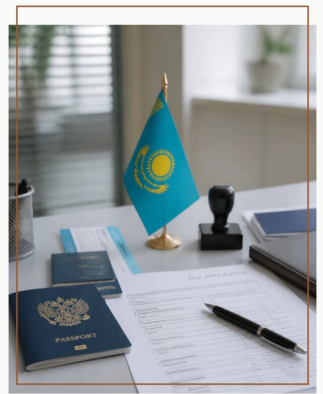 Оформление визы в Казахстан для поездки и работы в Кольчугине