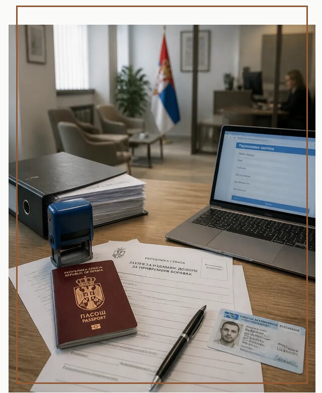 Оформление ПМЖ в Сербии для переезда в Кольчугине под ключ